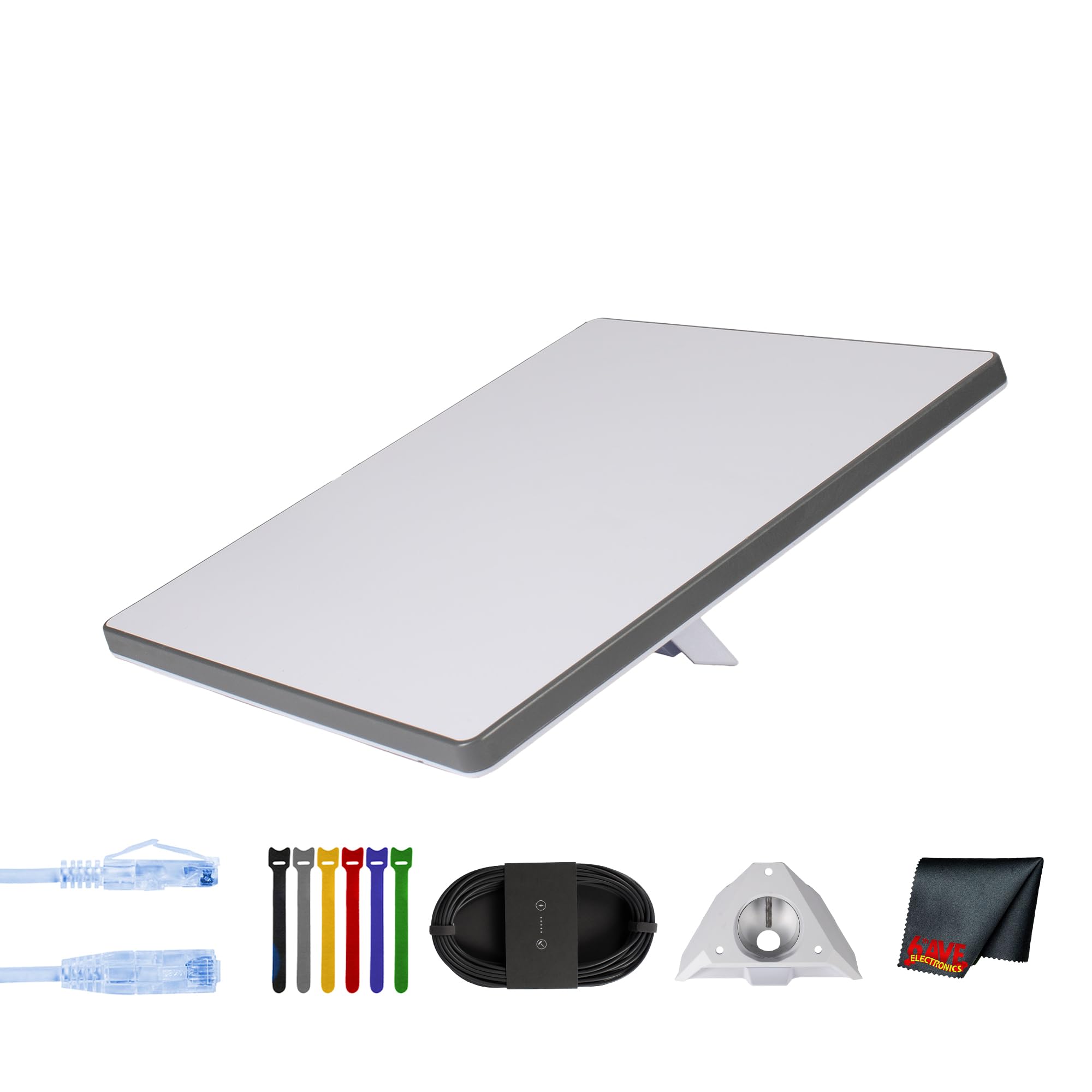 Starlink Mini Kit - Compact Dual-Band AC Wi-Fi Router and Satellite Dish System - High-Speed Portable Internet for and Mobile Use- Bundle (White)