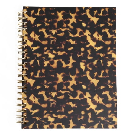 Pearhead Tortoiseshell Spiral Notebook, College-Ruled, 8 x 10.5 Inches