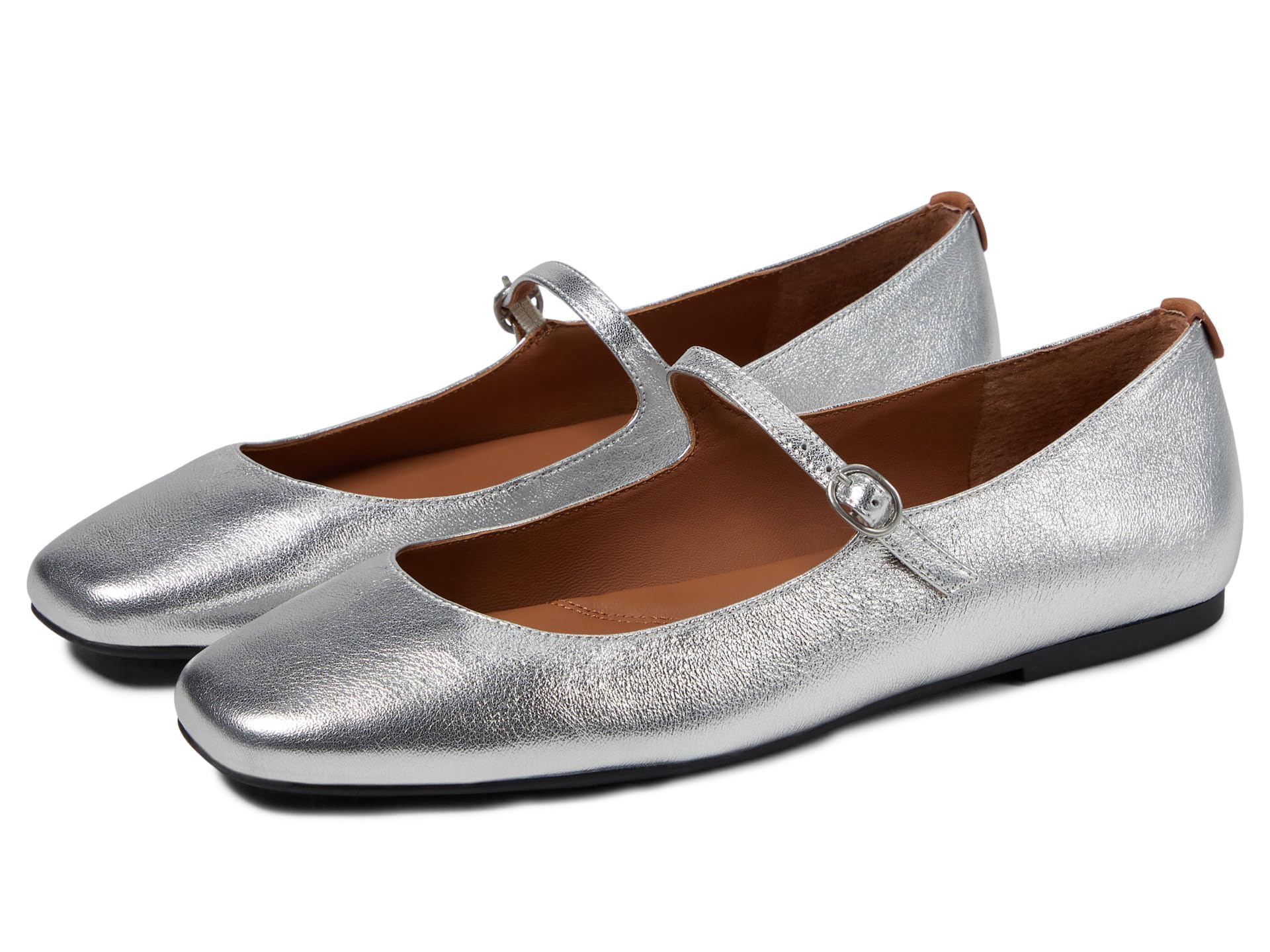 Gentle Souls by Kenneth Cole Wynona Silver Leather 9.5 - Image 5