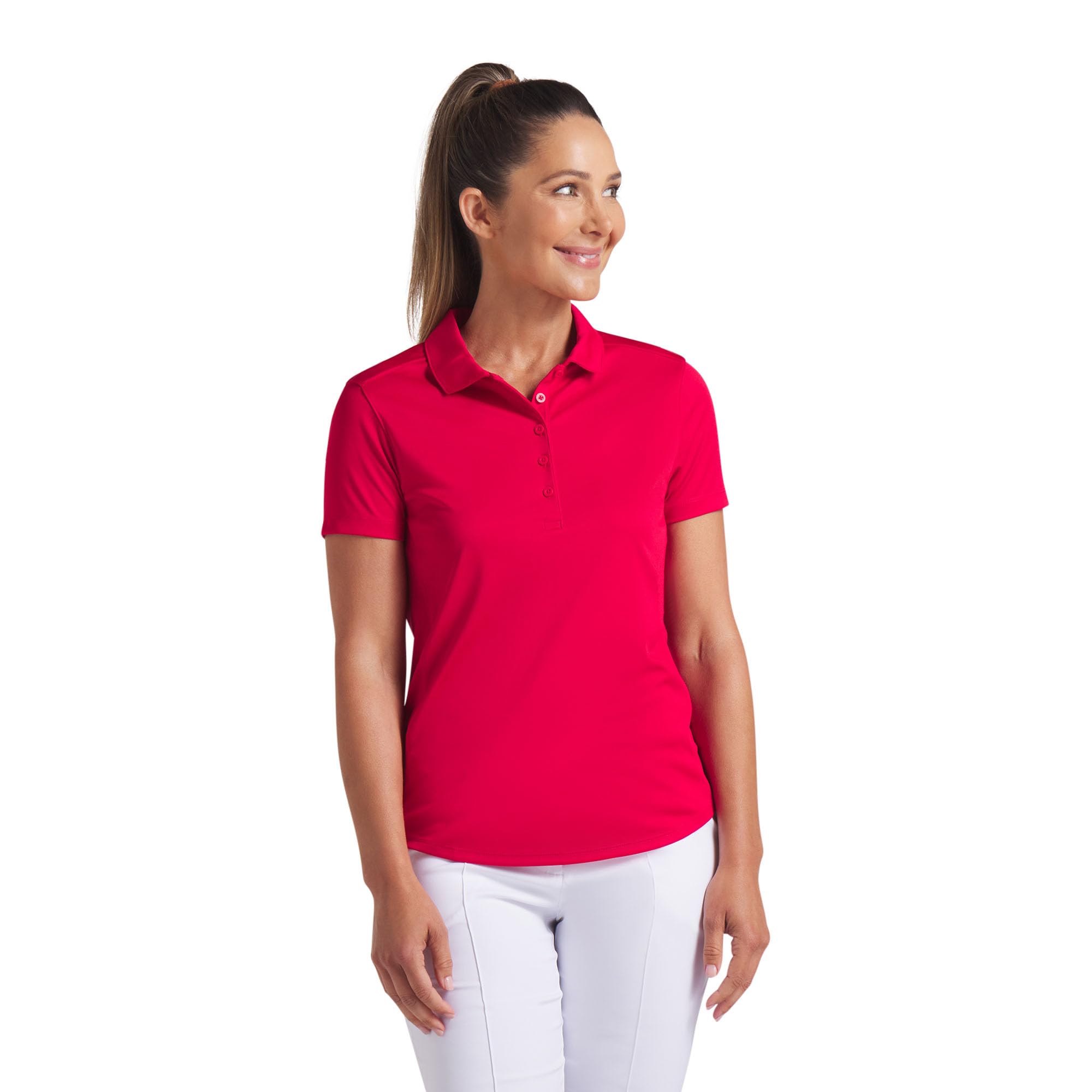 Puma Golf Women's Pure 2.0 Golf Polo, Puma Black, L - Image 2