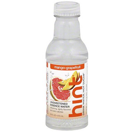 Hint Mango Grapefruit Water, 16 oz (Pack of 12)