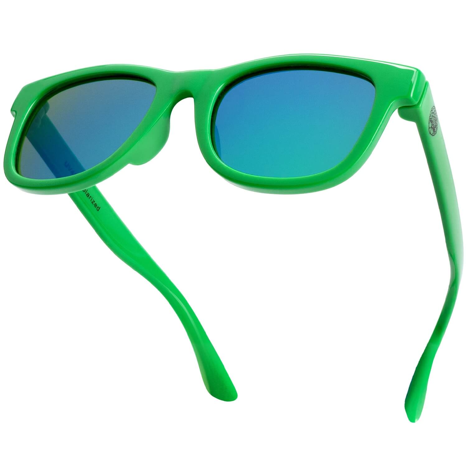 Neon Green Polarized Baby Sunglasses 3-8 Years - Image 1