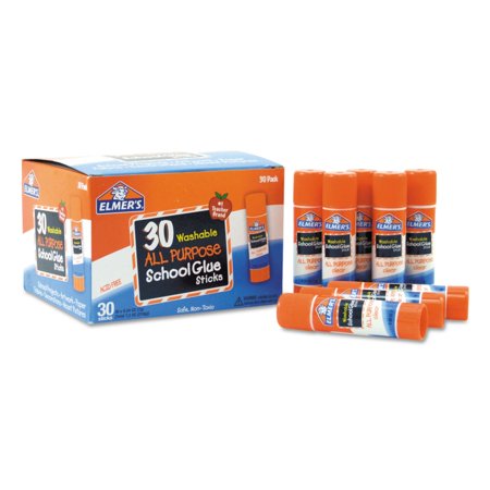 Elmer's All Purpose School Glue Sticks, Washable, 7g, 30 Count - Image 1