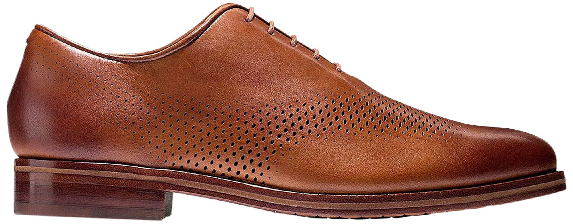 Cole Haan Men's Washington Grand Laser Wing Oxfords, British Tan/Lava Energy, 7.5-M US - Image 5
