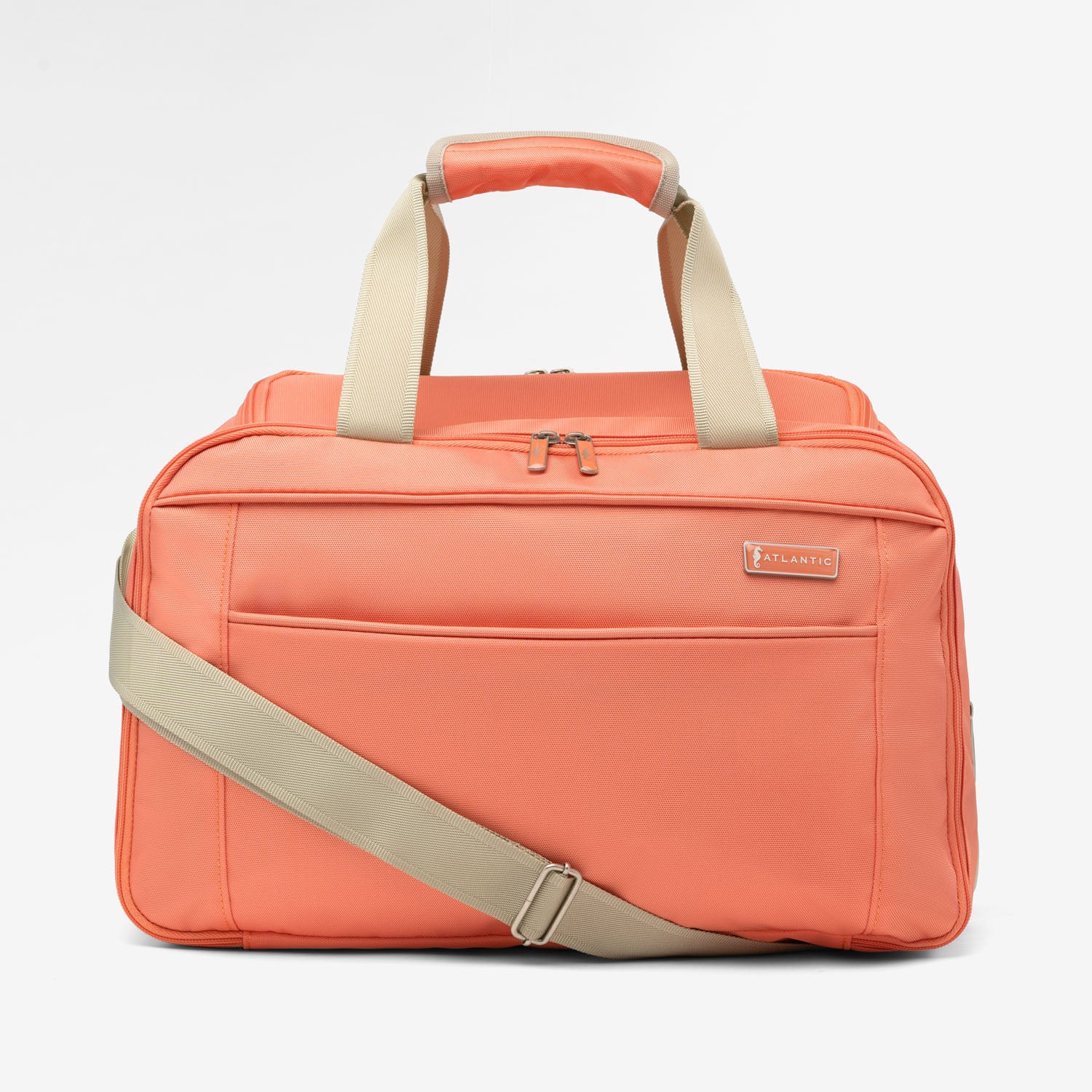 2-in-1 Travel Tote & Cooler in Coral Orange | Atlantic Luggage - Image 1