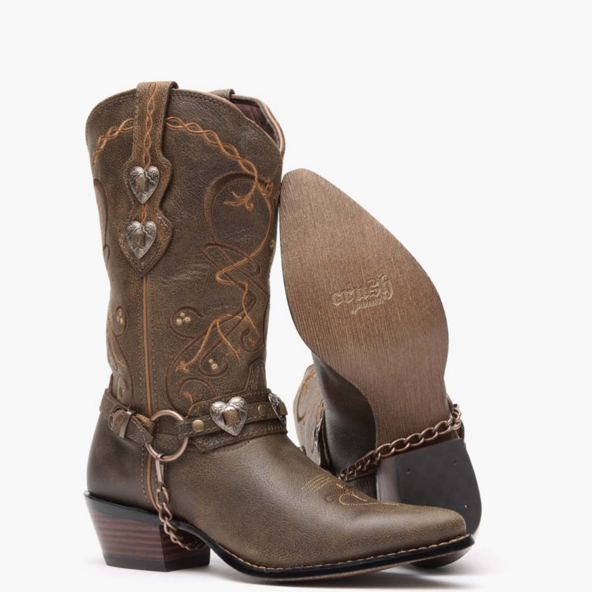 Crush by Durango® Women's Brown Heartbreaker Boot - Image 1
