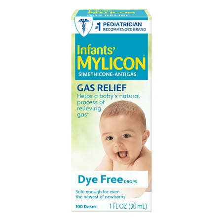 Infants' Mylicon Gas Relief Drops, Dye Free Formula, 1 fl oz - Image 1