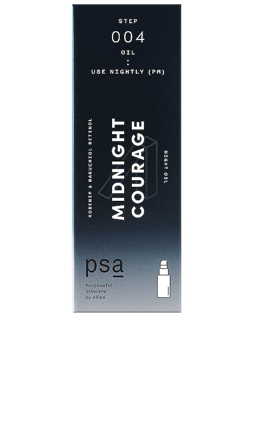 PSA Midnight Courage Rosehip & Bakuchiol Retinol Night Oil, 0.5 fl oz - Image 1