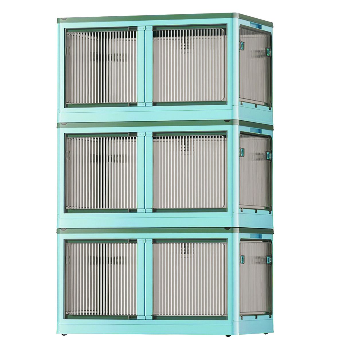 NewHome™ Foldable Storage Bin (3-Pack) - NewHome 3Pcs Foldable Storage Bins XL G - Image 1
