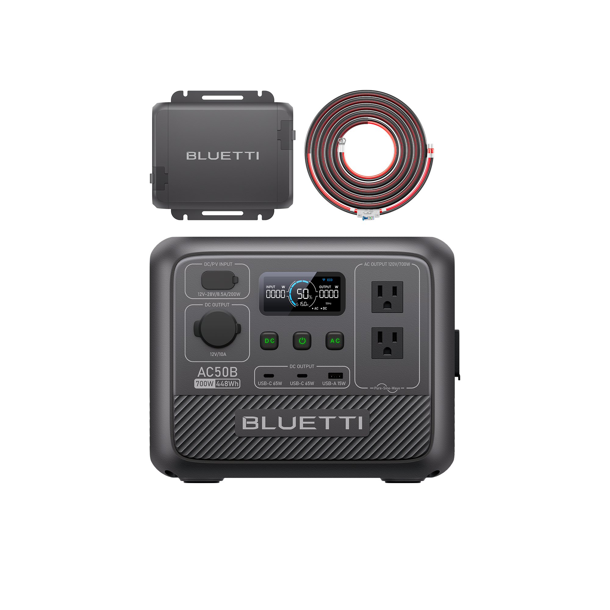 Save Big on the BLUETTI AC70: New Product Promotion at $499.00, AC50B+Charger 1 | 700W, 448Wh, Full Charger in 1.25 Hours - Image 1