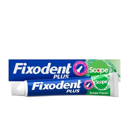 Fixodent Control Denture Adhesive Cream Plus Scope Flavor 2 Oz by Crest - Image 1