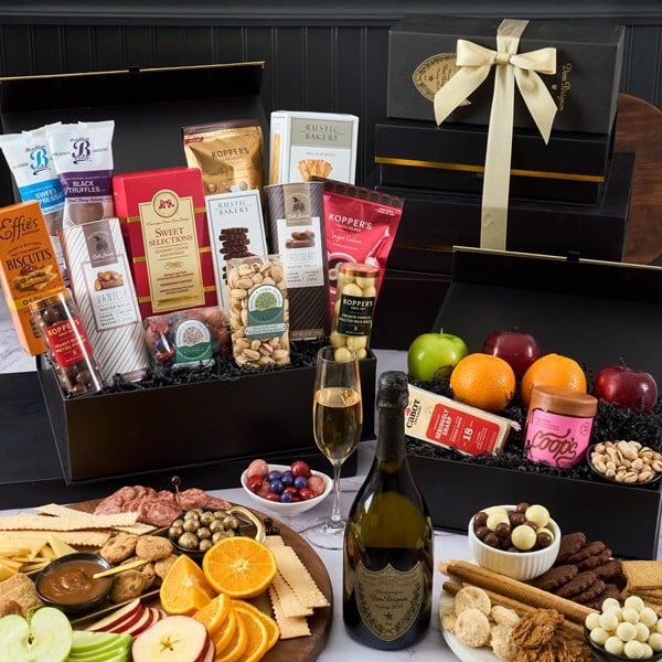 Dom Perignon Fruit Cheese and Caramel
