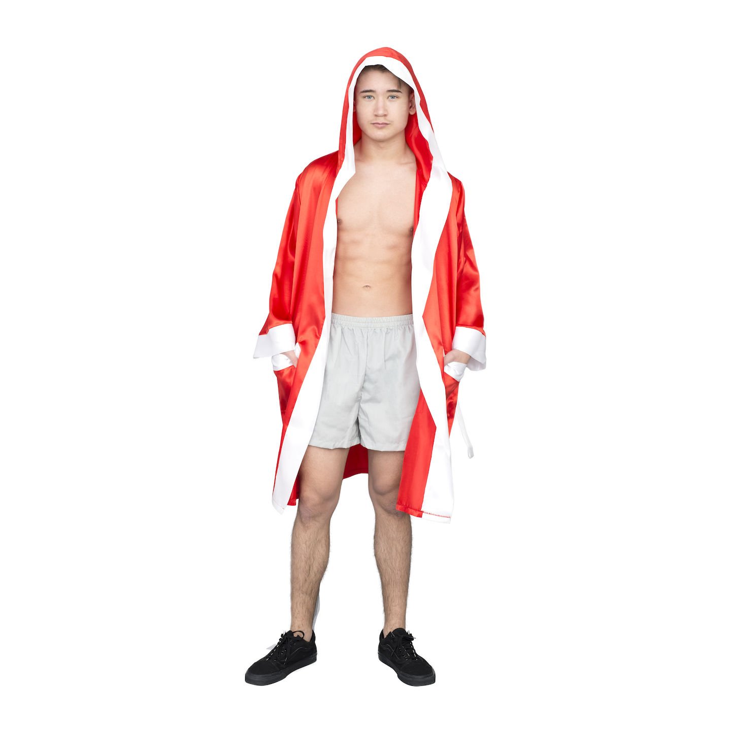 Adult Halloween Costume Boxing Robe with Hood Custom Personalized Cosplay