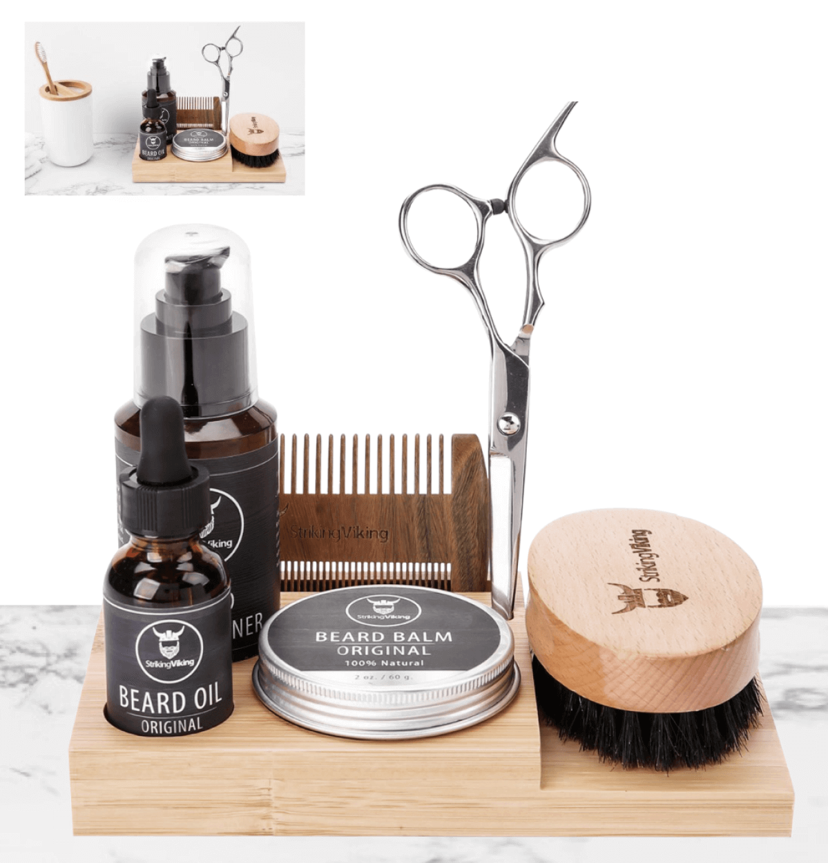 Wooden Beard Care Caddy - Image 1