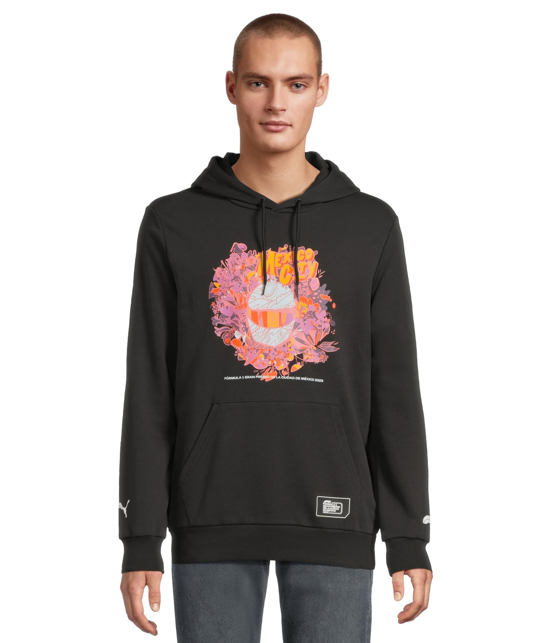 PUMA Men's Standard Formula 1 Graphic Hoodie, Black Mexico AH25 - Image 5