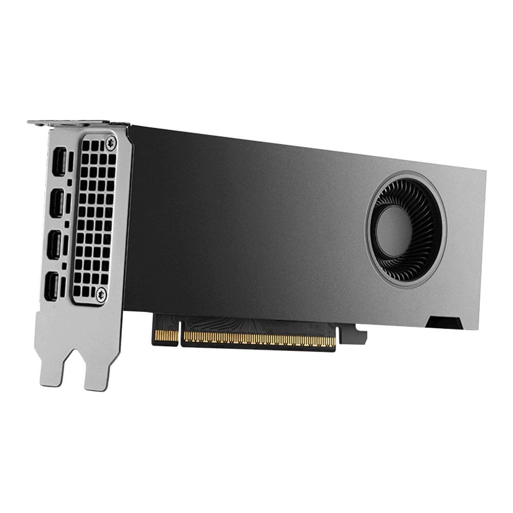 NVIDIA RTX PRO 4000 SFF Blackwell 24GB GDDR7 ECC - PCIe 5.0x8, 4X mDP 2.1b, Low-Profile Dual-Slot AI Workstation GPU Retail